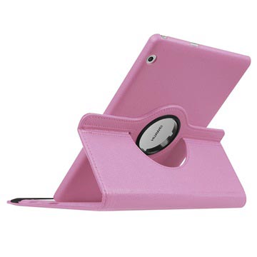 Bolsa tipo Fólio Rotativa Huawei MediaPad T3 10-hez - Cor-de-Rosa