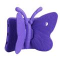 3D Butterfly Kids ütésálló EVA Kickstand telefon tok telefon borító iPad Pro 9.7 / Air 2 / Air - Lila