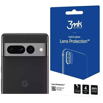 Google Pixel 7a 3MK Hybrid fényképezőgép lencsevédő - 4 db.