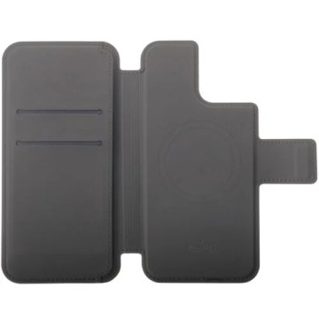 iPhone 12/12 Pro/13/14/15 Puro Folio tok - MagSafe kompatibilis - Fekete