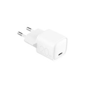 Puro Mini PD USB-C gyors fali töltő - 20W - fehér