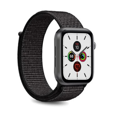 Apple Watch Ultra 2/Ultra/9/8/SE (2022)/7/SE/6/5/4/3/2/1 Puro Nylon sportpánt - 49mm/45mm/44mm/42mm