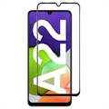 Samsung Galaxy A22 4G/A32 4G 9D Teljes Fedésű Edzett Üveg Kijelzővédő Fólia - Fekete Él