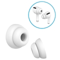 Ahastyle PT99-2 AirPods Pro Szilikon Füldugók - S, M, L - Fehér