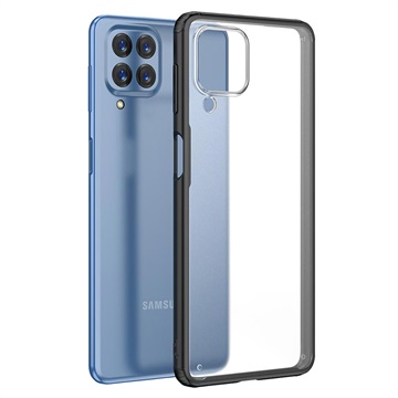 Anti-Shock Samsung Galaxy M53 hibrid tok - fekete / átlátszó