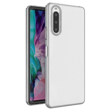 Csúszásgátló Sony Xperia 10 IV TPU tok - átlátszó