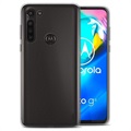 Csúszásgátló Motorola Moto G8 TPU tok - átlátszó