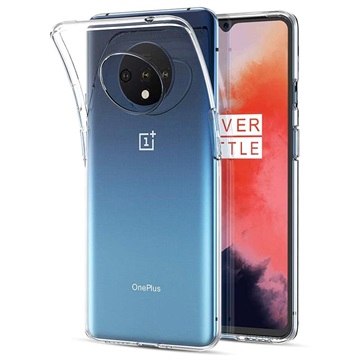 Csúszásgátló OnePlus 7T TPU tok - átlátszó