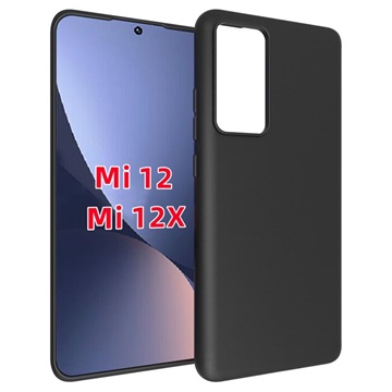 Csúszásgátló Xiaomi 12/12X TPU tok - fekete