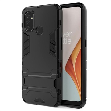 Armor Series OnePlus Nord N100 hibrid tok támasztékkal - fekete