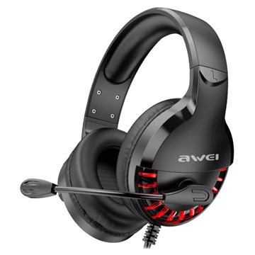 Awei ES-770i E-Sports vezetékes játékfejhallgató - fekete