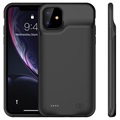 iPhone 11 tartalék akkumulátor tok - 6000 mAh - fekete