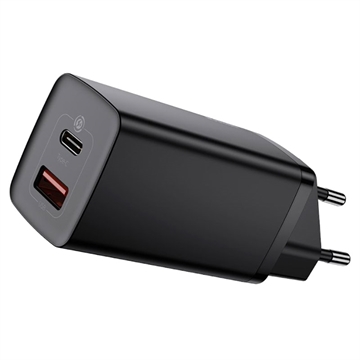 Baseus CCGAN2L-B01 GaN2 Lite Gyorstöltő - USB-A, USB-C - Fekete