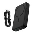 Baseus Magnetic Mini Wireless Power Bank 10000mAh - USB-C 30W, MagSafe Compatible - Black