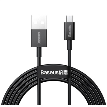 Baseus Superior MicroUSB gyorstöltő adatkábel - 1 m - fekete