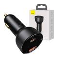 Baseus Superme Digital Display PPS Car Charger 100W - USB-C, USB-A - Black