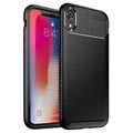 Beetle Carbon Fiber iPhone XR tok - fekete