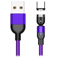 Fonott forgó mágneses USB Type-C kábel - 2 m