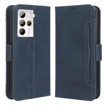 HTC U23/U23 Pro Cardholder Series Pénztárca Tok - Kék