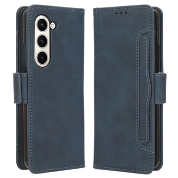 Samsung Galaxy Z Fold5 Cardholder Series Pénztárca Tok - Kék