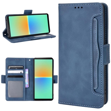 Sony Xperia 10 V Cardholder Series Pénztárca Tok - Kék