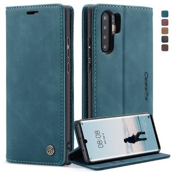 Caseme 013 Sorozatú Huawei P30 Pro Pénztárca Tok - Kék