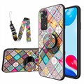 Kockás mintás Xiaomi Redmi Note 11/11S hibrid tok (Nyitott doboz - Kiváló) - színes mandala