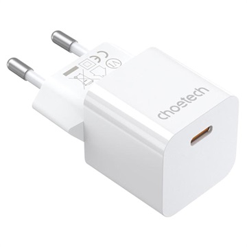 Choetech PD5010 USB-C PD3.0 fali töltő - 20W - Fehér