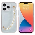 Dual-Color Sorozatú iPhone 14 Pro TPU Tok - Pearl Szíj