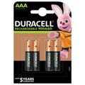 Duracell Recharge Turbo R03/AAA Rechargeable Batteries 900mAh - 4 Pcs.