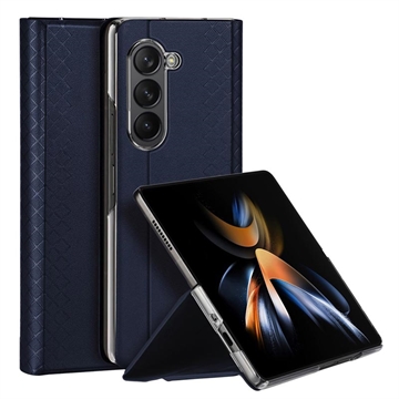 Samsung Galaxy Z Fold5 Dux Ducis Bril Flip Tok - Kék