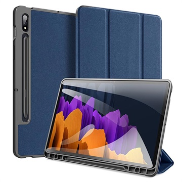 Dux Ducis Domo Samsung Galaxy Tab S7/S8 háromszoros tok - kék