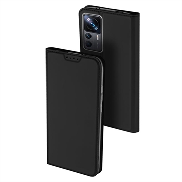 Dux Ducis Skin Pro Xiaomi 12T/12T Pro Flip Tok - Fekete