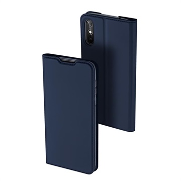 Dux Ducis Skin Pro Xiaomi Redmi 9A flip tok - kék