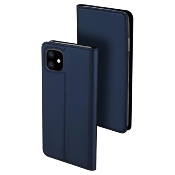 Dux Ducis Skin Pro iPhone 11 kihajtható tok kártyanyílással - sötétkék