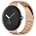 Elegáns Google Pixel Watch Rozsdamentes Acél Szíj - Rose Gold