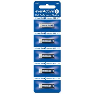 EverActive A27/L828 Alkaline Batteries 12V - 5 Pcs.