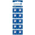 EverActive AG13 LR1154/LR44 Alkaline Button Cell Batteries - 10 Pcs.