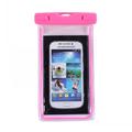 Fluorescent Universal Waterproof Case - 10.7cm x 17.3cm - Hot Pink