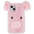 Fluffy Plush iPhone 14 Plus Hibrid Tok