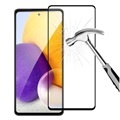 Teljes borítású Samsung Galaxy A53 5G edzett üveg képernyővédő fólia - fekete