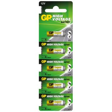 GP High Voltage MN27/27A Batteries 12V - 5 Pcs.