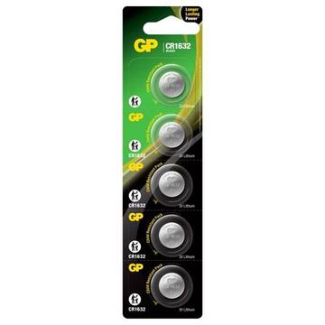 GP Mini CR1632 Button Cell Batteries - 5 Pcs.