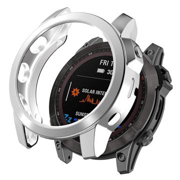 Garmin Fenix 7X/7X Solar Electroplated TPU Case - Silver