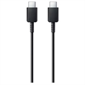 Samsung USB-C / USB-C Kábel EP-DA905BBE - 1m - Tömeges - Fekete