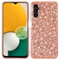 Glitter sorozat Samsung Galaxy A13 5G hibrid tok - Rose Gold