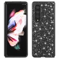 Glitter sorozat Samsung Galaxy Z Fold3 5G hibrid tok - fekete