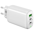 Goobay Multiport Gyorstöltő - 65 W, 2x USB-C, USB-A