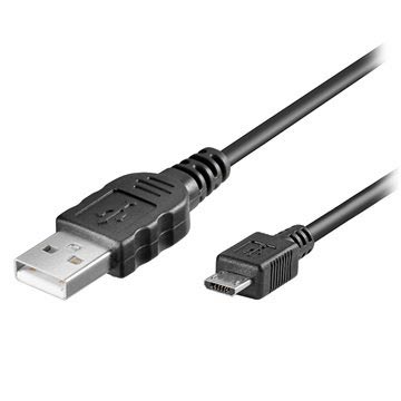 Goobay USB 2.0 / MicroUSB kábel - fekete