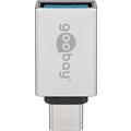 Goobay USB-C to USB-A Female Adapter - Silver